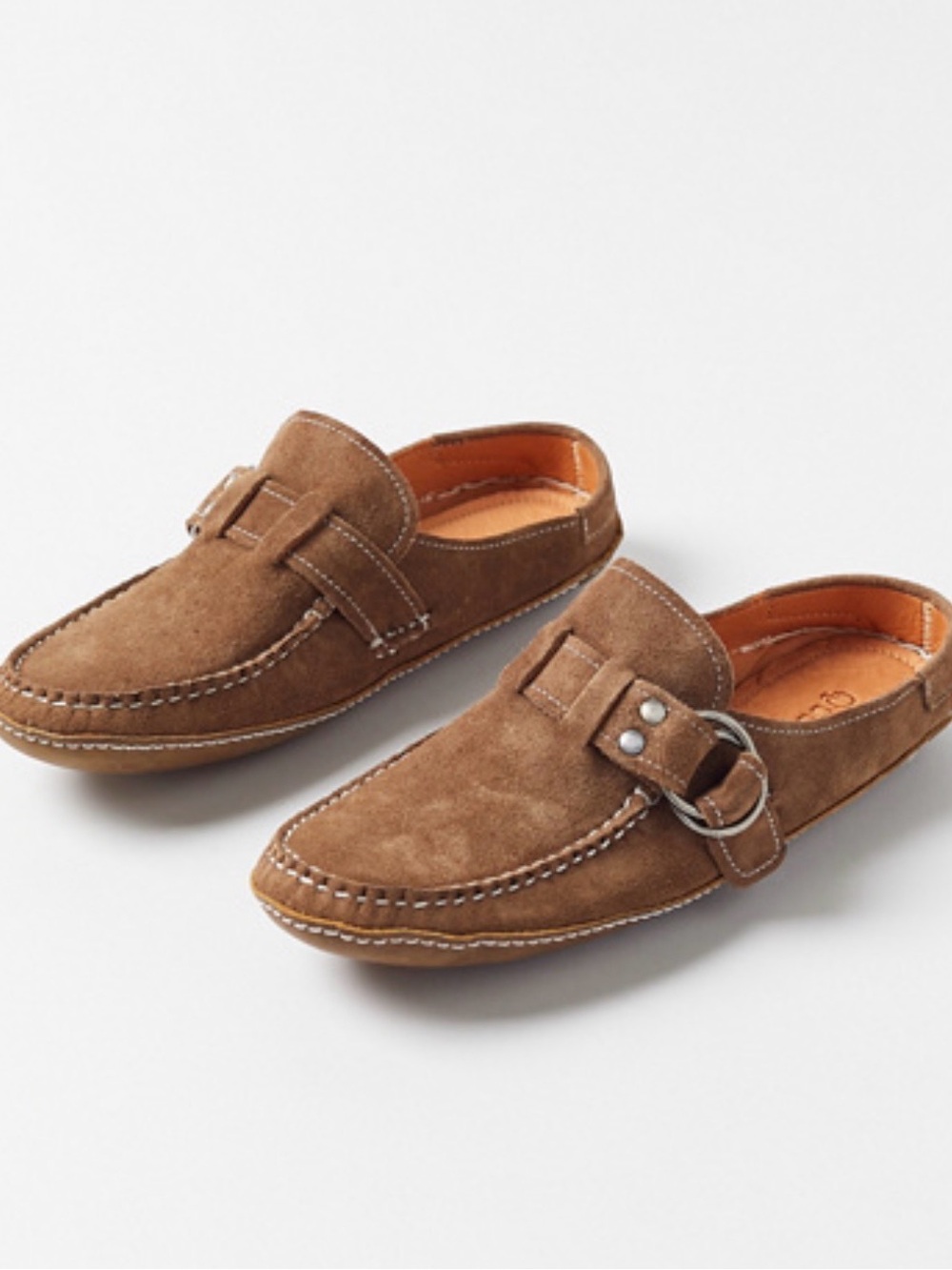Quoddy Suede Ring Mule